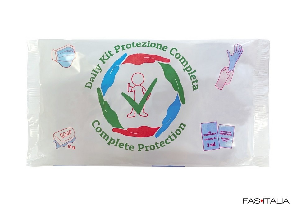 Kit protezione Covid in flowpack