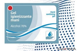 Bustina gel igienizzante mani personalizzabile