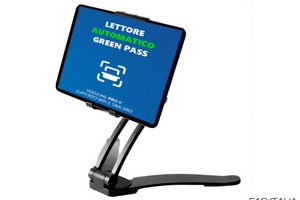 Tablet lettore Green Pass automatico