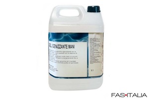 Gel igienizzante mani 2 taniche da 5 kg (10lt)